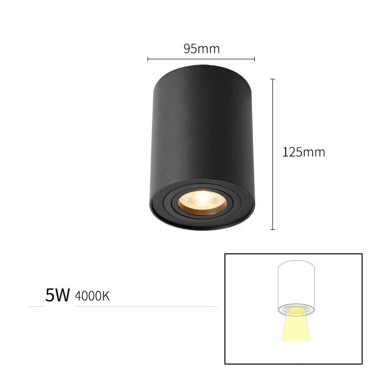 projecteurs led cob foco spot plafond rail lumières spot maison magasin