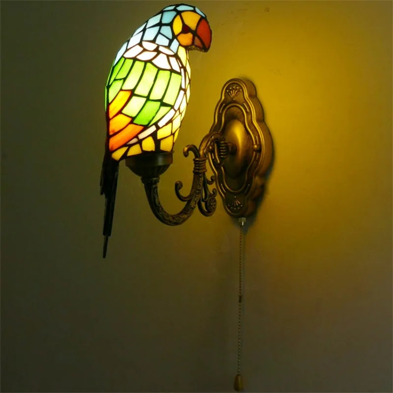 applique murale en verre coloré pour déco créative lumineuse