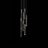 lustre moderne en cristal pour décoration intérieure élégante