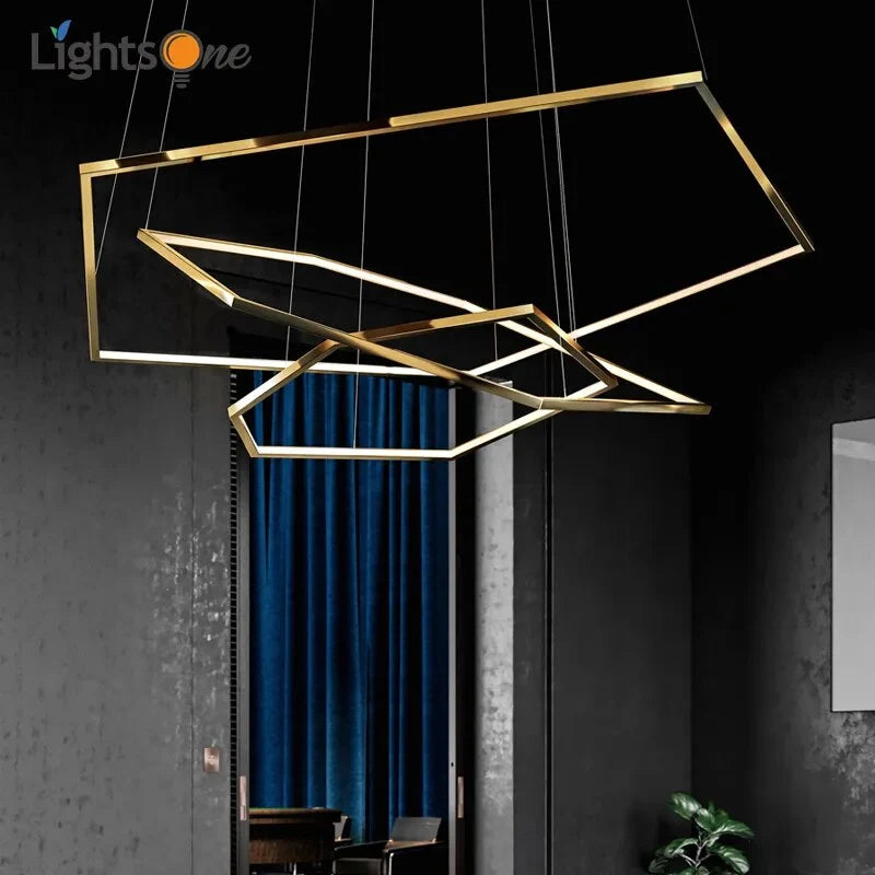 Suspension hexagonale à plusieurs niveaux