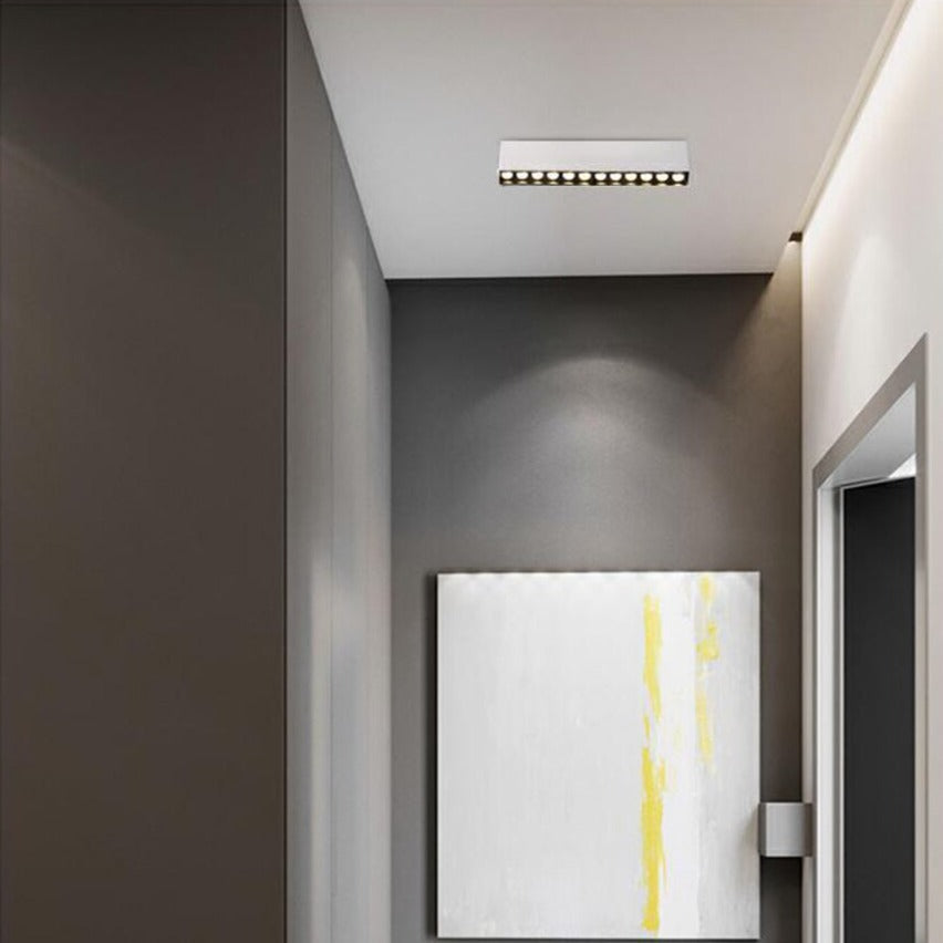 Plafonnier moderne rectangulaire LED incluse Solar