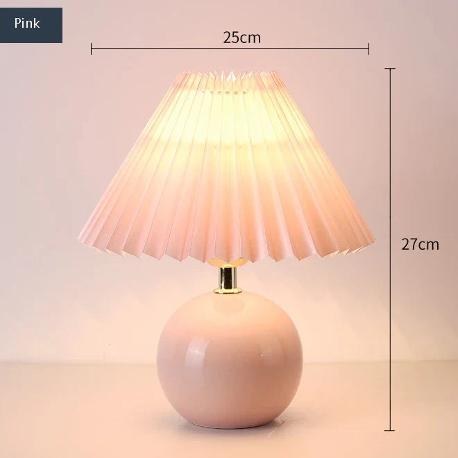 lampe de chevet moderne en céramique pour bureau et veilleuse créative