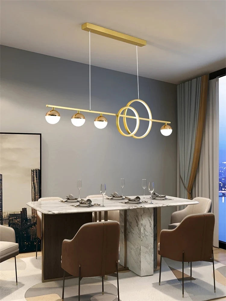 lustre de luxe nordique lumière led moderne créatif