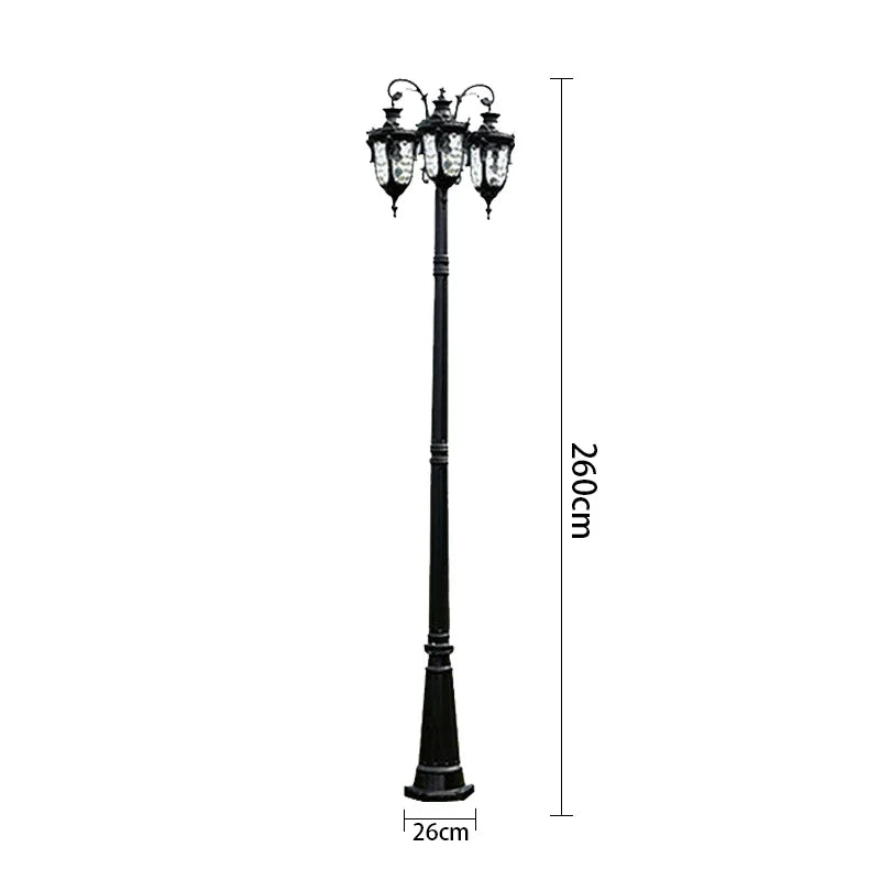 (H≈2.6M)Villa Home Outdoor Garden Light Park Community Landscape Street Project Lighting Street Lamp