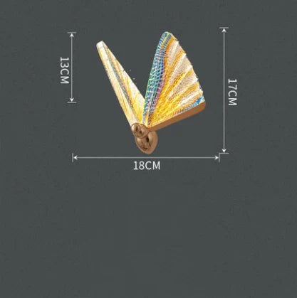lampe à poser papillon design moderne veilleuse créative luminaire luxe