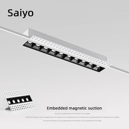 "saiyo led spot barre lumineuse linéaire magnétique sans monture"