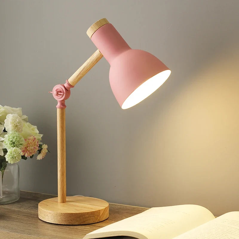 lampe de bureau nordique réglable pour lecture et protection des yeux