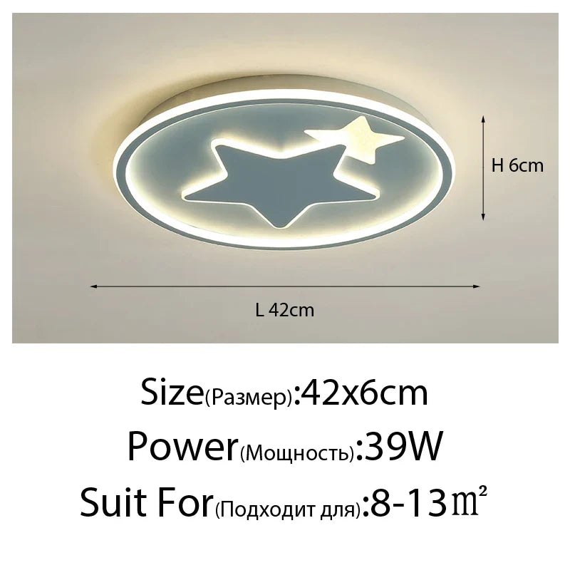plafonnier moderne à leds pour éclairage intérieur décoratif