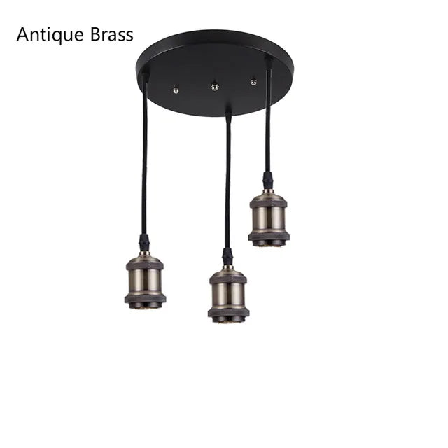 suspension rétro en aluminium style industriel pour décoration intérieure