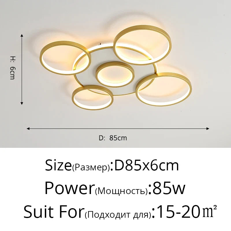 lustre led moderne en bois et aluminium pour éclairage intérieur