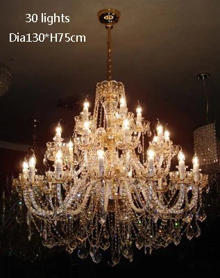 lustre en cristal moderne pour intérieur élégant et raffiné