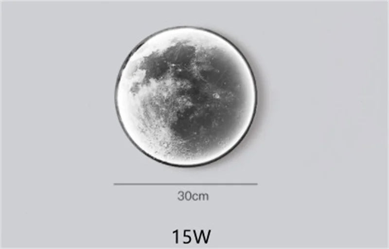 applique murale lune design moderne éclairage décoratif pour intérieur