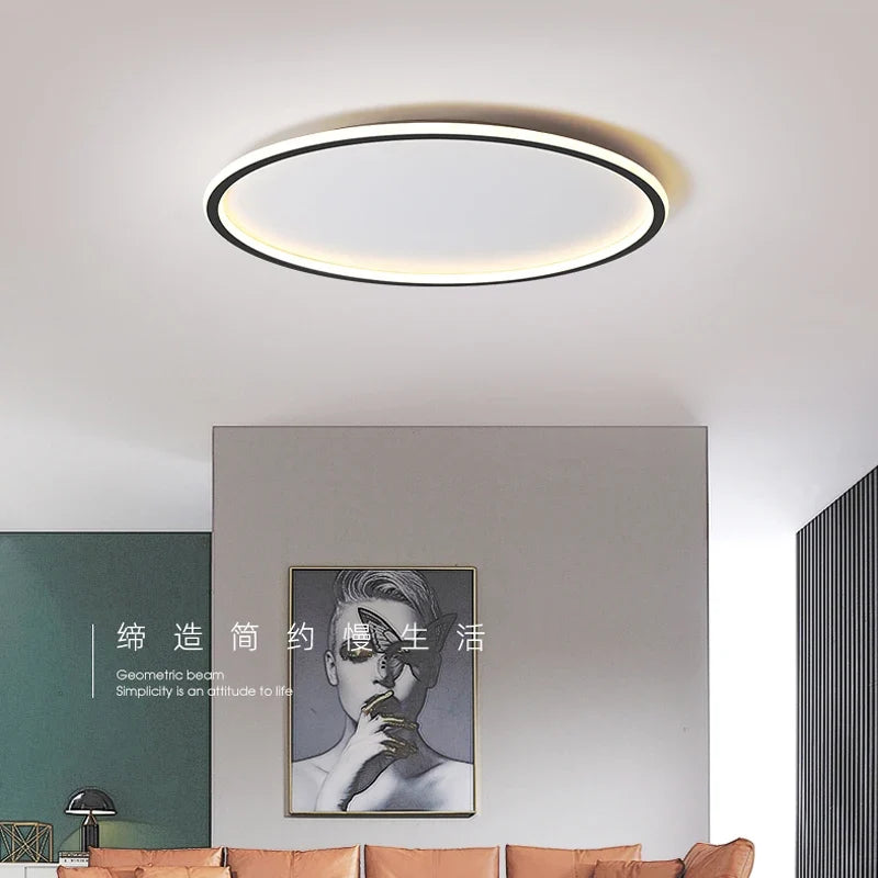 plafonnier circulaire moderne pour intérieur élégant et fonctionnel