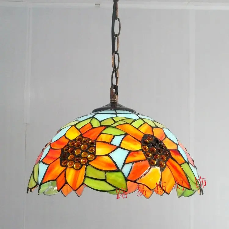 lustre tiffany européen pour restaurant café ou bar
