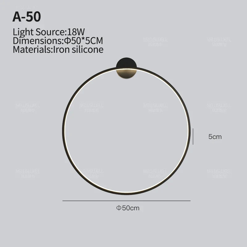Applique murale minimaliste pour fond de salon