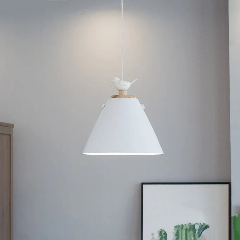 suspension nordique design oiseau luminaires pour escalier