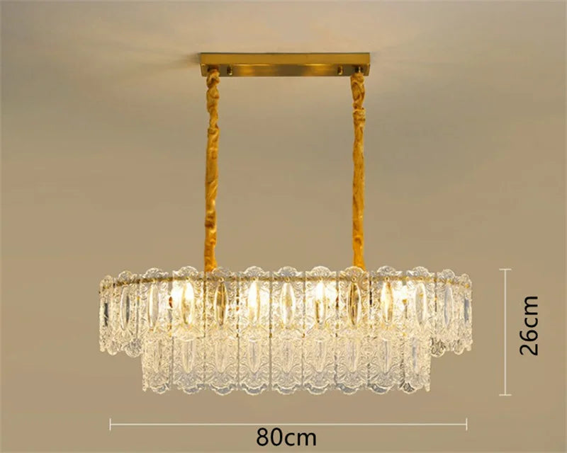 lustre rond en verre artistique pour intérieur moderne