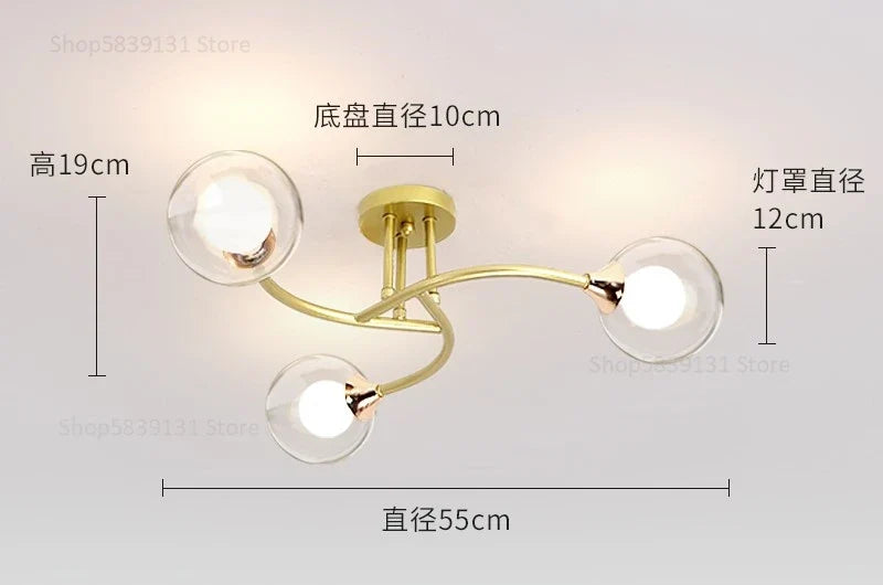 plafonniers modernes simples décoration nordique luminaire créatif