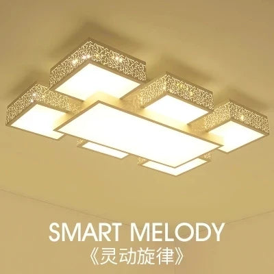 lustre moderne à led pour éclairage intérieur élégant