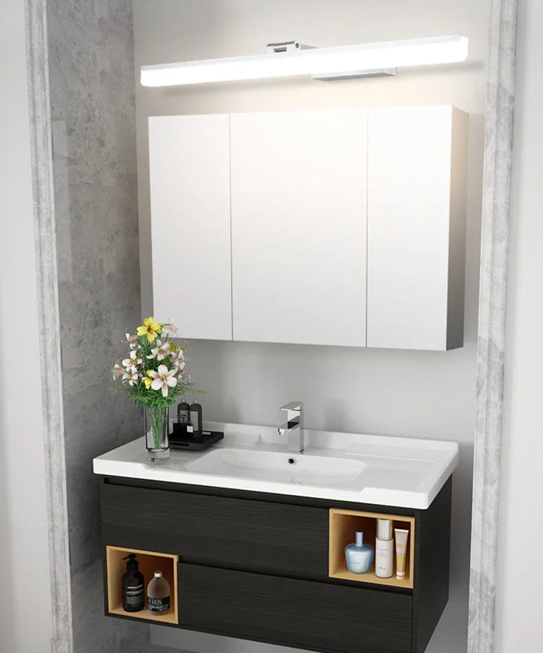 lampe frontale résistante à l'humidité pour miroir éclairage cosmétique