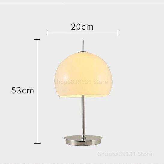 lampadaire nordique rétro contemporain avec abat-jour champignon