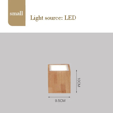 plafonnier moderne à leds design bois rond carré décoration intérieure