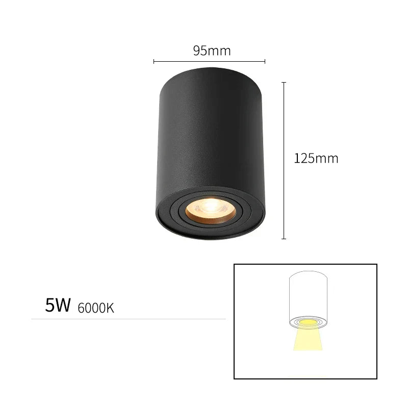 projecteurs led cob foco spot plafond rail lumières spot maison magasin