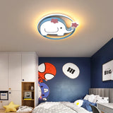 plafonnier éléphant mignon pour chambre d'enfant éclairage intérieur ludique