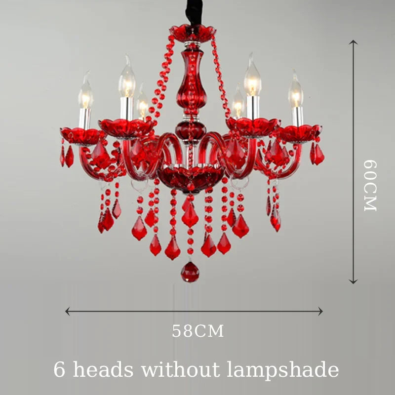 lustre en cristal de luxe pour mariage et restauration