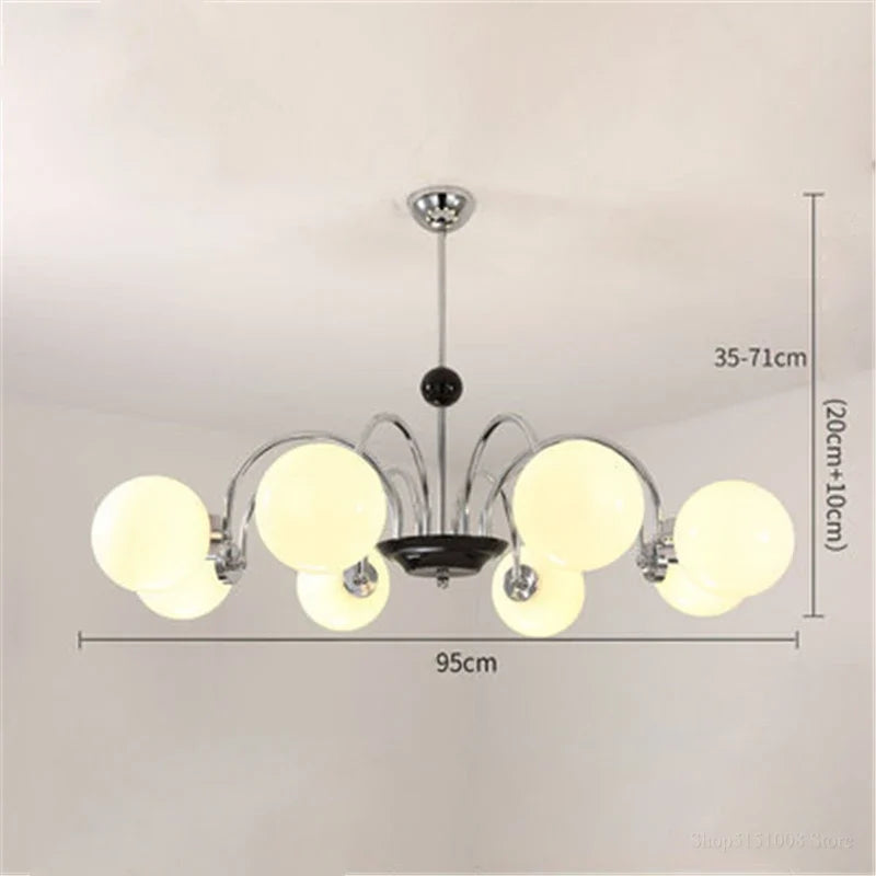 lustre moderne led décoration nordique éclairage intérieur