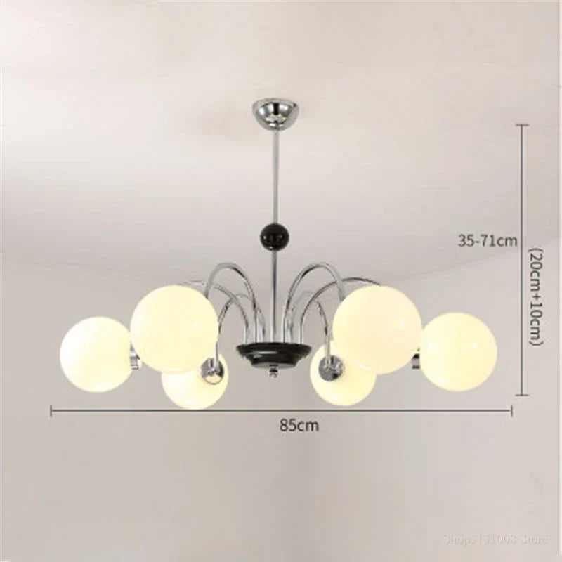 lustre moderne led décoration nordique éclairage intérieur
