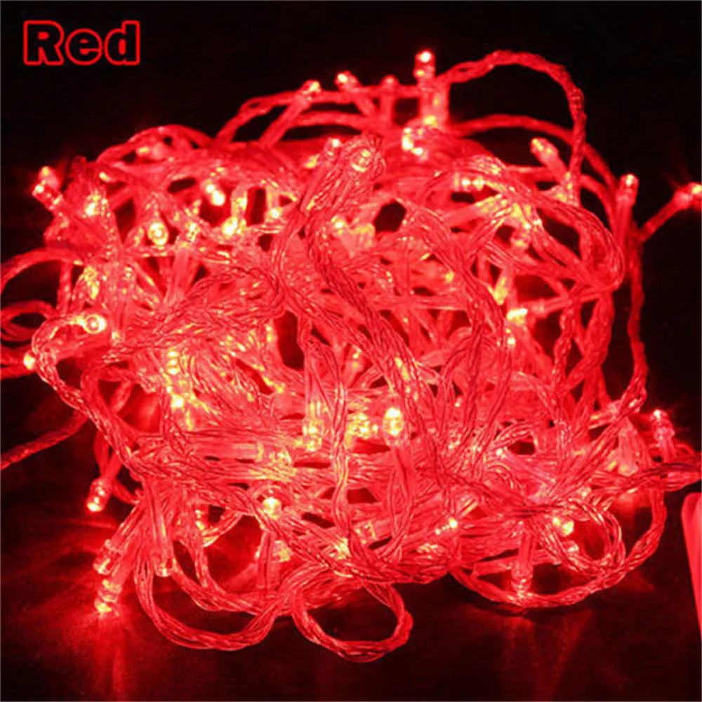 guirlande lumineuse led extérieure pour décorations de Noël
