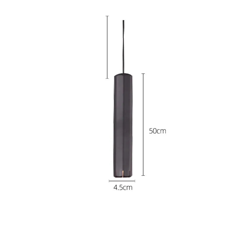 suspension moderne minimaliste en aluminium pour intérieur élégant