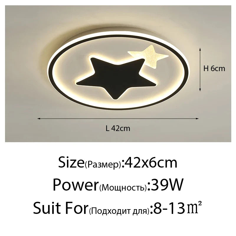 plafonnier moderne à leds pour éclairage intérieur décoratif