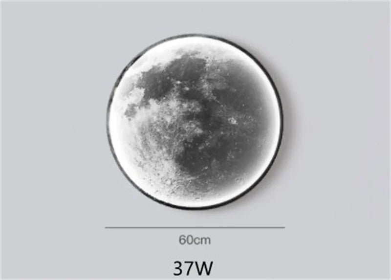 applique murale lune design moderne éclairage décoratif pour intérieur