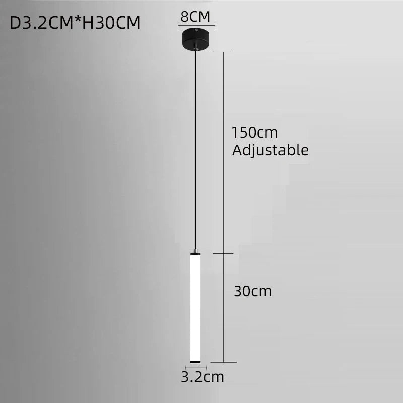 lustre moderne à led pour table et bar élégant