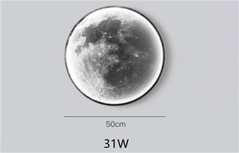 applique murale lune design moderne éclairage décoratif pour intérieur