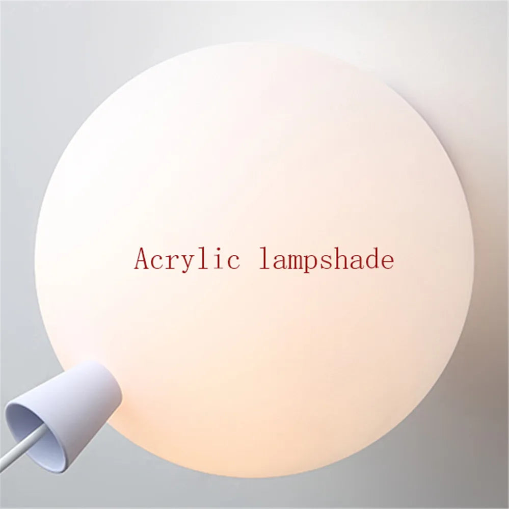 plafonnier led nordique avec astronaute et ballons pour enfants