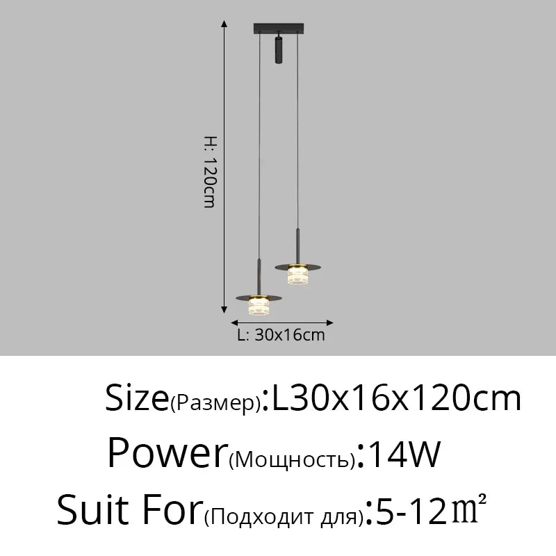 suspension de chevet luxe minimaliste petit lustre moderne