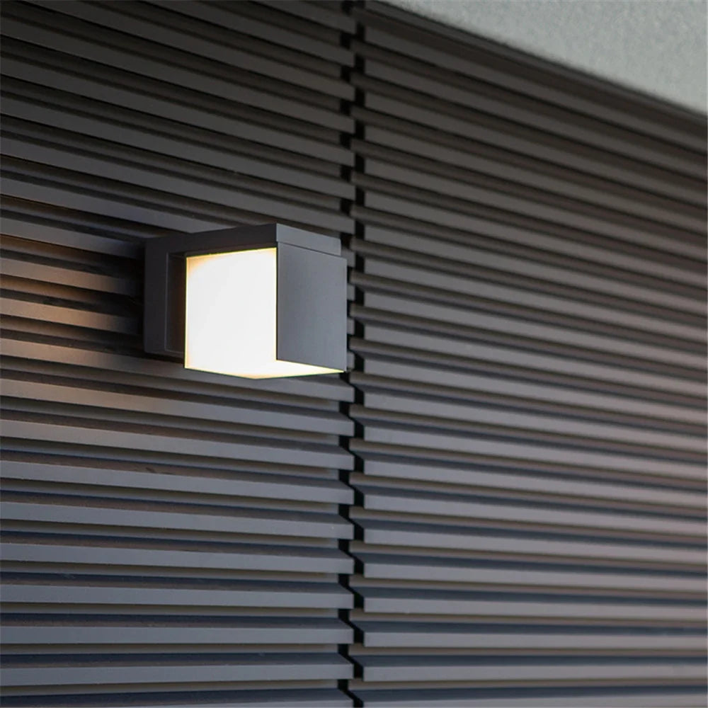 applique murale led étanche moderne pour extérieur décoratif paysage jardin allée