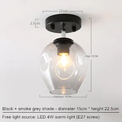 Nordic simple porch hall lamp entering the house, sun table lamp, modern simple corridor lamp, sky lantern, small ceiling lamp