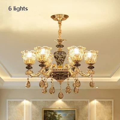 lustre en cristal de luxe pour une ambiance minimaliste