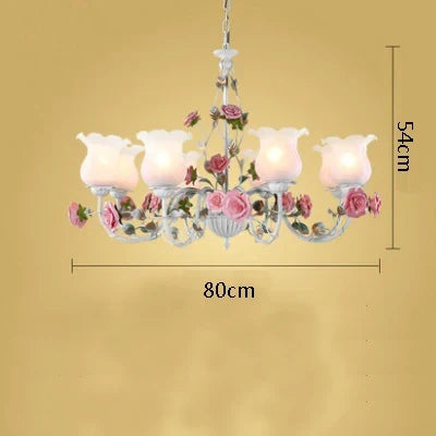 lustre romantique nordique fleurs et herbes méditerranée princesse