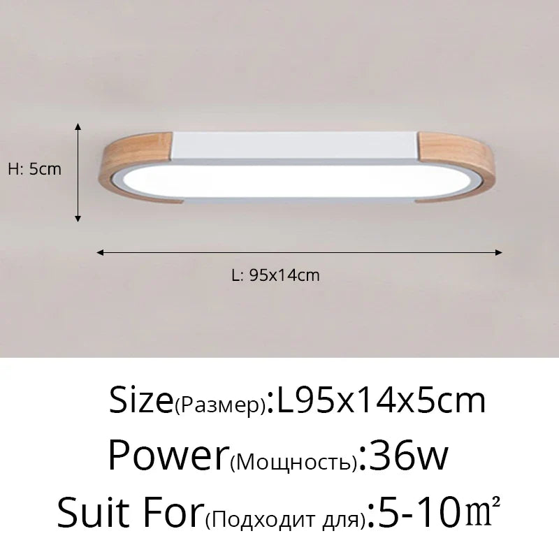 lumière led en bois style industriel pour extérieur nordique
