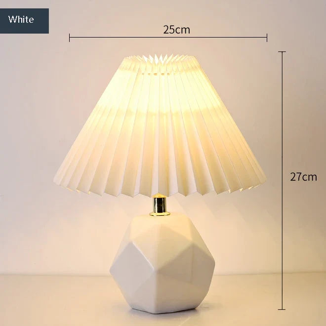 lampe de chevet moderne en céramique pour bureau et veilleuse créative