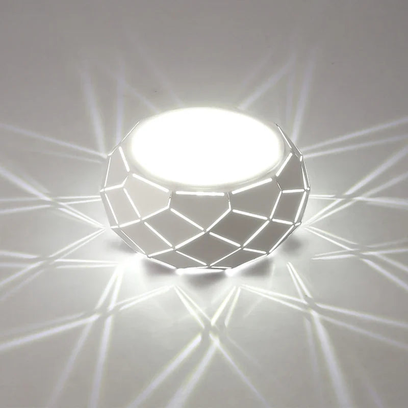 plafonnier led moderne avec gradation et trois variantes de lumière