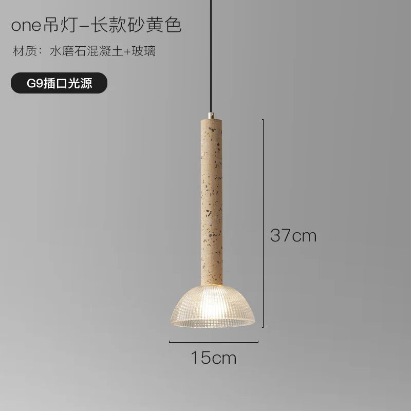 suspension en terrazzo pour cuisine et bar moderne