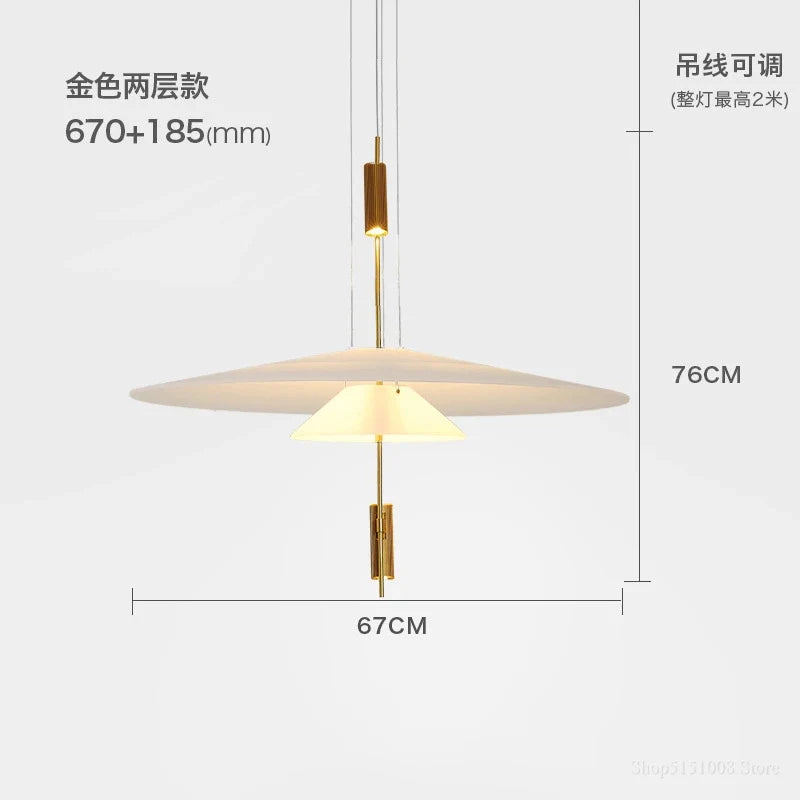 lustre moderne de flamant rose led pour décoration loft