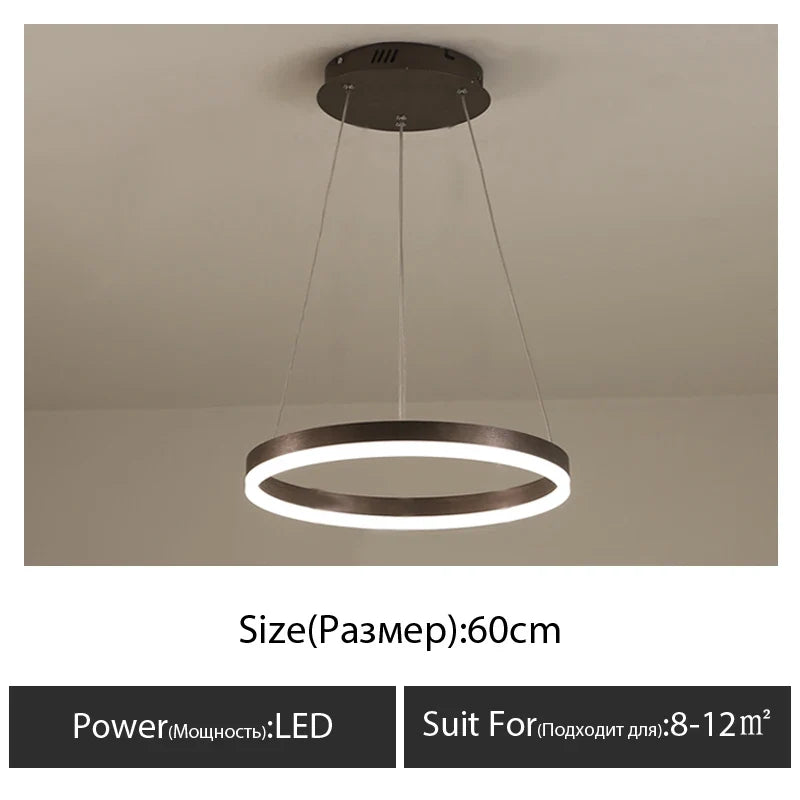 lustre moderne pour éclairage intérieur décoratif suspendu