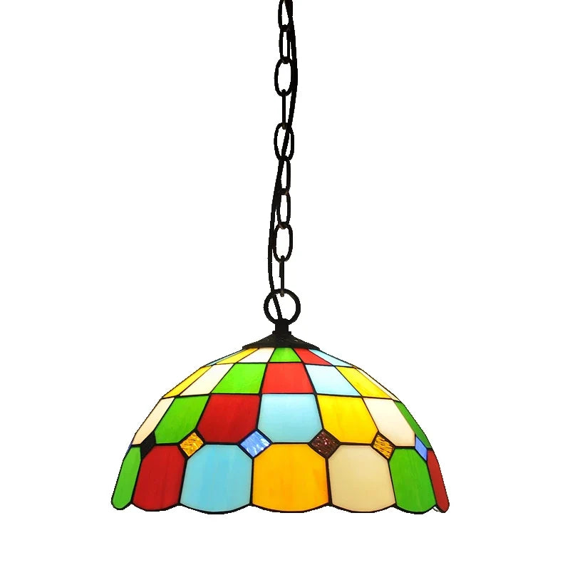 lustre tiffany européen pour restaurant café ou bar